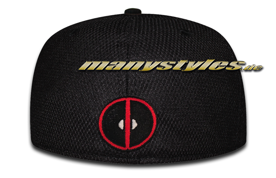 Marvel Comic Deadpool 59FIFTY Diamond Era Fitted exclusive Cap Black Red von New Era Back