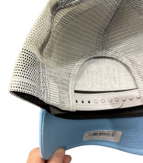 NE Number Name Plate Trucker Cap Mexico Chabo Khaki Sky von New Era Backview