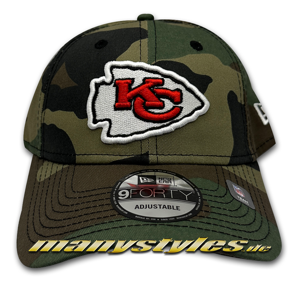 manystyles_new_era_kansas_city_chiefsls_nfl_9forty_league_essential_940_curved_visor_adjustable_cap_woodland_camouflage_otc Kansas City Chiefs NFL 9FORTY Woodland Camouflage