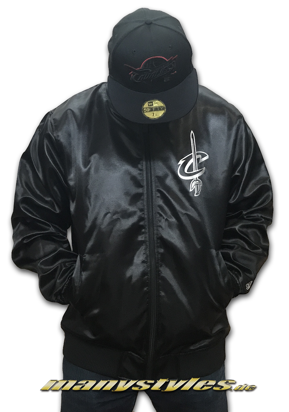 NBA Clevland Cavaliers Sateen Zip Bomberjacket 