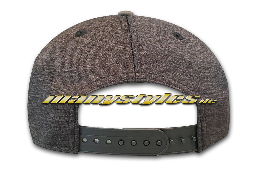 NY Yankees MLB 9FIFTY Snapback Cap Jersey Essential Graphite Heather Black von New Era snapbackverschluss