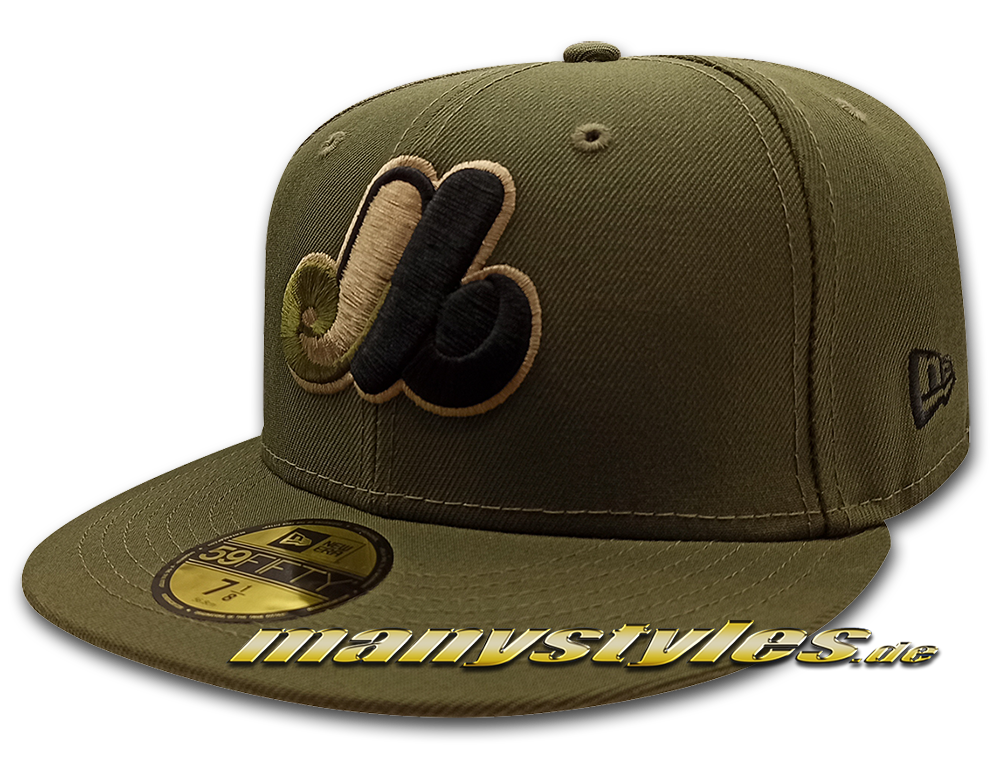 manystyles_de_new_era_montreal_expos_mlb_59fifty_35_an_years_anniversary_exclusive_cap_olive_woodland_camouflage Montreal Expos MLB 59FIFTY manyStyles exclusive AN35 Olive Woodland Camouflage von New Era Front 1