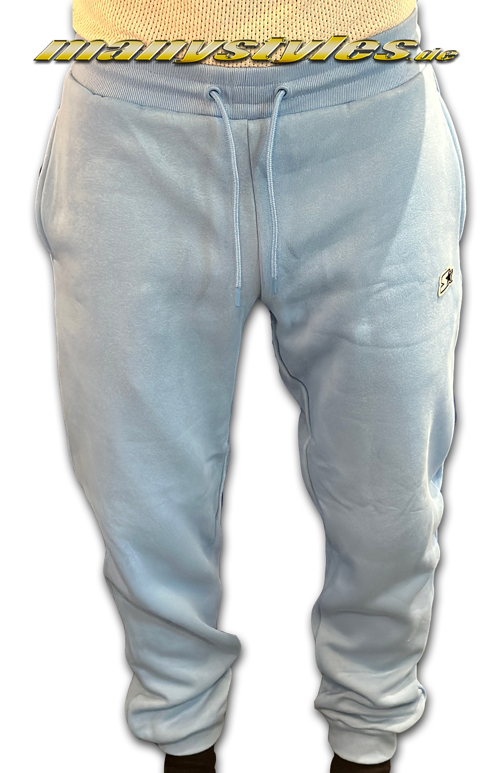 manystyles_starter_fleece_sweat_suit_pants_skyblue Starter Sweatshirt Fleece Suit Pants Skyblue