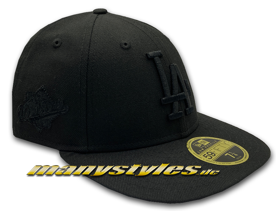 LA DODGERS MLB LowPro Lowprofile1988WS World Series exclusive Black on Black Cap 59FIFTY von New Era Alternate WS Patch