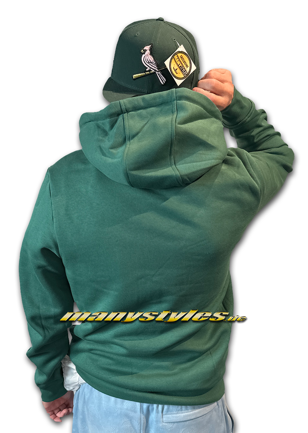 Starter Hooded Sweatshirt mit Kapuze New Color Dark Fresh Green Backview