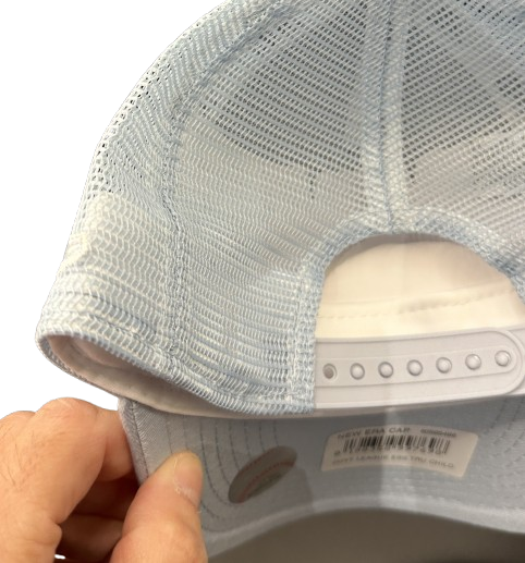LA Dodgers MLB 9FORTY Chyt Trucker Cap Light Sky White von New Era Backview