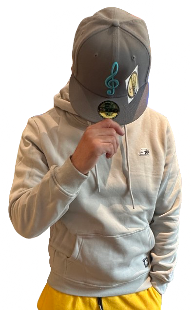 starter_hooded_kapuzenpullover_sweatshirt_in_Light_Asphalt_grey_front manystyles Starter Hooded Sweatshirt mit Kapuze New Color Light Asphalt