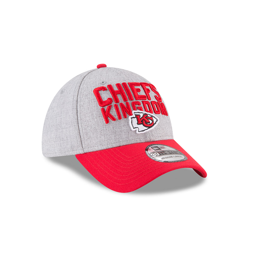 Kansas City Chiefs NFL On Stage 39THIRTY Curved Visor Cap Chiefs Kingdom Heather Red von New Era alternate view