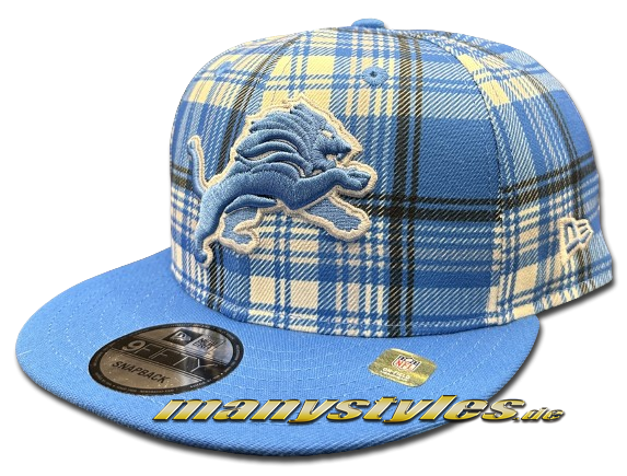 Detroit Lions NFL24 SL 9FIFTY Snapback Cap Blue White OTC von New Era