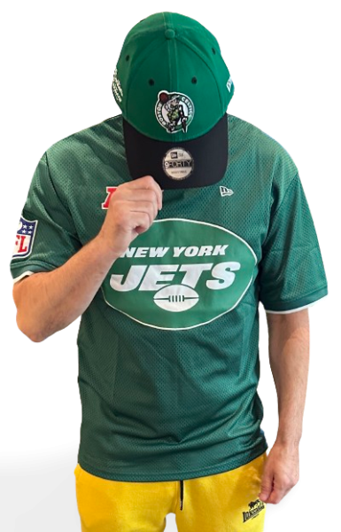 New York Jets NFL Team V-Neck Football Jersey Green von New Era