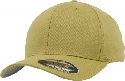 Blank Flex Fit Curved Visor Cap Curry