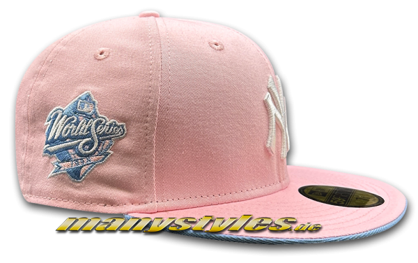 manystyles exclusive NY Yankees MLB 59FIFTY Fitted HWC Cooperstown1998 Worldseries Cap #exclusive# Baby Pink Sky Blue Caps von New Era Real