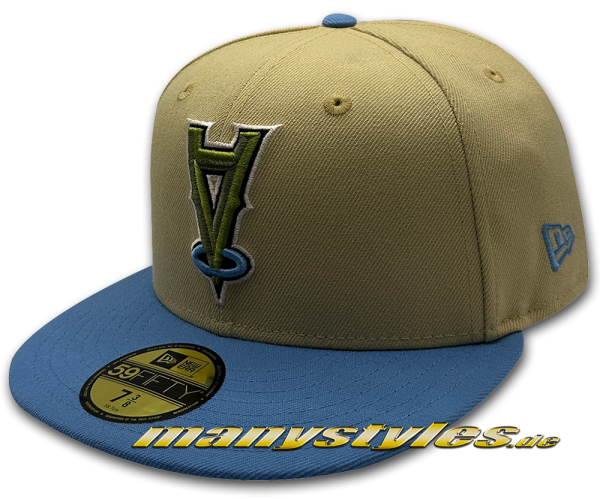 MANYSTYLES Anaheim Angels Upside Down MLB 59FIFTY 60 Ann Cap Vegas Sky Botanical New Era 59FIFTY exclusive Cap Right Side 