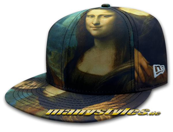 Louvre All Over Print Mona Lisa 9FIFTY AOP Snapback Cap in official original Color von New Era