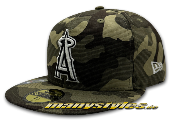 Los Angeles Angels MLB20 Armed Forces of 59FIFTY Fitted Cap von New Era