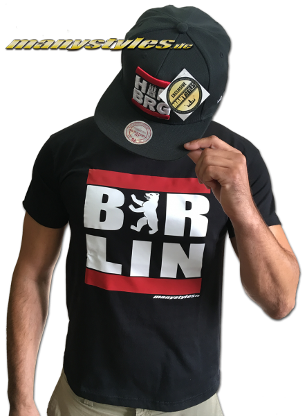Bärlin Run T-Shirt Black Original Team Color manystyles exclusive