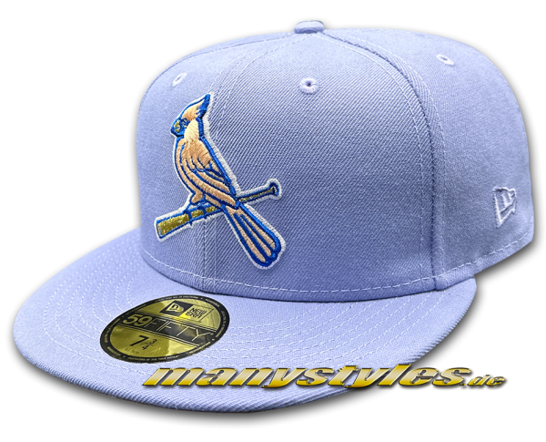 St. Louis Cardinals MLB 59FIFTY WS09 2009 World Series Lava manyStyles Pastell exclusive Cooperstown Cap in MiamiViceStyle Lava Peach Color Line von New Era