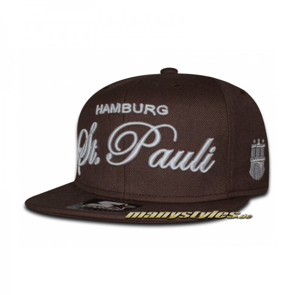 manystyles de St. PAULI Brown White manystyles exclusive Starter Snapback Cap