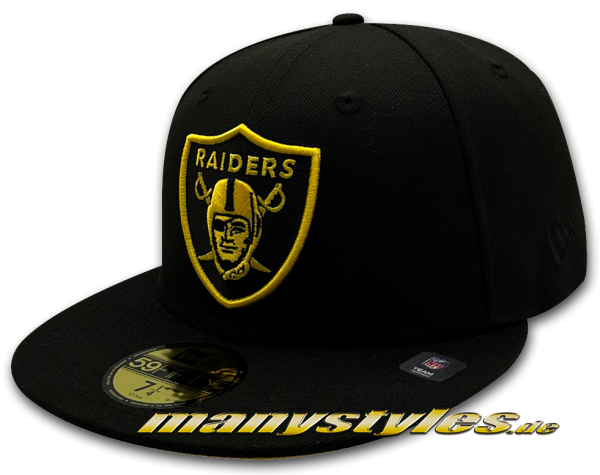 Los Angeles Raiders (jetzt Las Vegas Raiders) NFL 59FIFTY 84 Superbowl exclusive Cap Black Gold Yellow von New Era