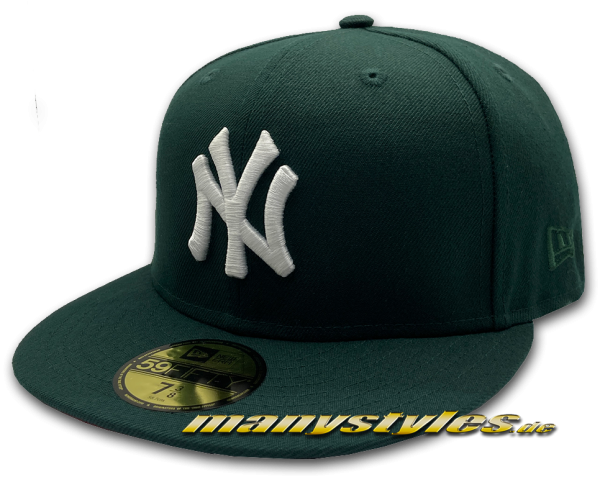 NY Yankees MLB 59FIFTY 99WS Dark Green White