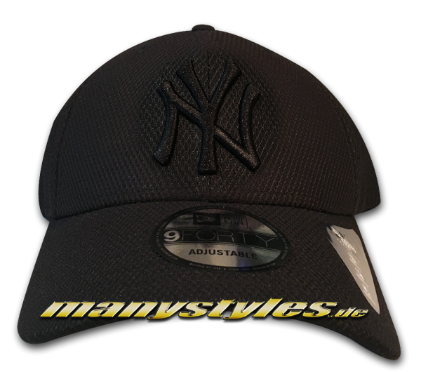 NY Yankees 9FORTY MLB Diamond Era Essential Cap Black