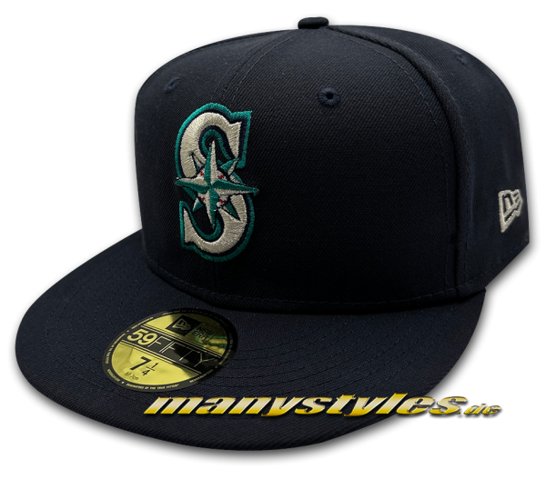 Seattle Mariners Performance New Era on field Cap Authentic Team Structure