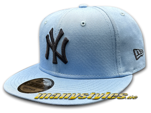 Y Yankees MLB 9FIFTY Snapback Cap League Essential Sky Navy von New Era