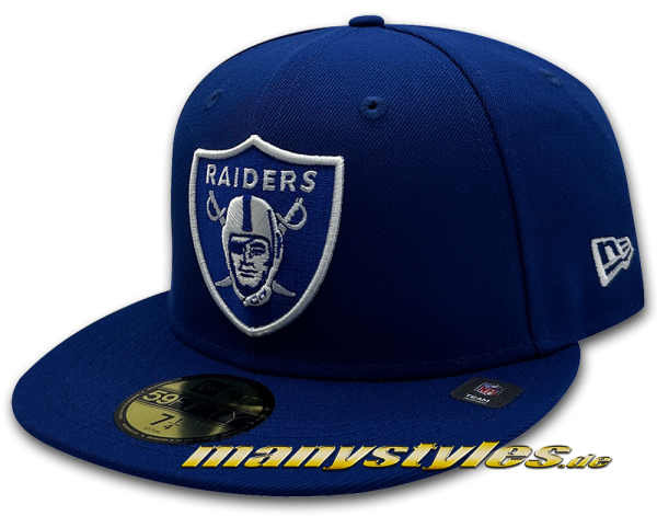 Las Vegas Raiders NFL 59FIFTY exclusive Cap Royal Blue von New Era