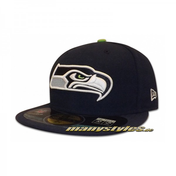 Seattle Seahawks 59FIFTY NFL on field Authentic Cap Game