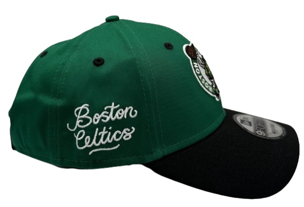 Boston Celtics 9FORTY NBA Side Patch Curved Visor Cap Black Green White OTC von New Era Alternate View