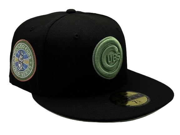 Chicago Cubs MLB 59FIFTY World Series Black Neon Green von New Era Alternate View