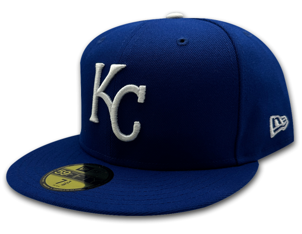 Kansas City Royals MLB 59FIFTY Authentic NE Team Structure Cap in Royal White OTC von New Era manystyles