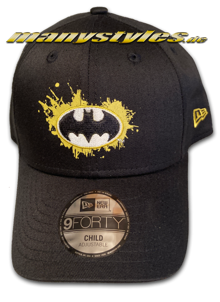 Batman DC Comic 9FORTY Chyt Paint Base Cap Black von New Era