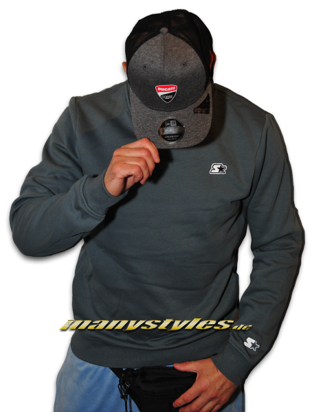 manystyle Starter Crewneck Sweatshirt Graphite Grey