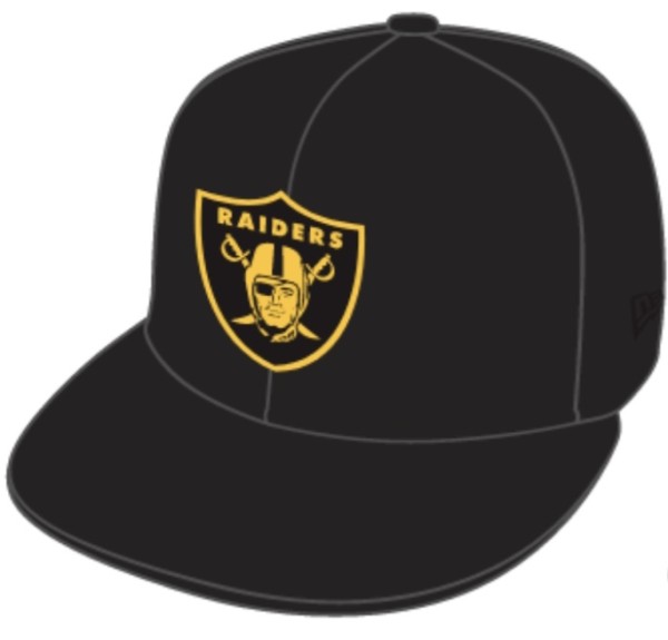 Los Angeles Raiders (jetzt Las Vegas Raiders) NFL 59FIFTY 84 Superbowl exclusive Cap Black Gold Yellow von New Era